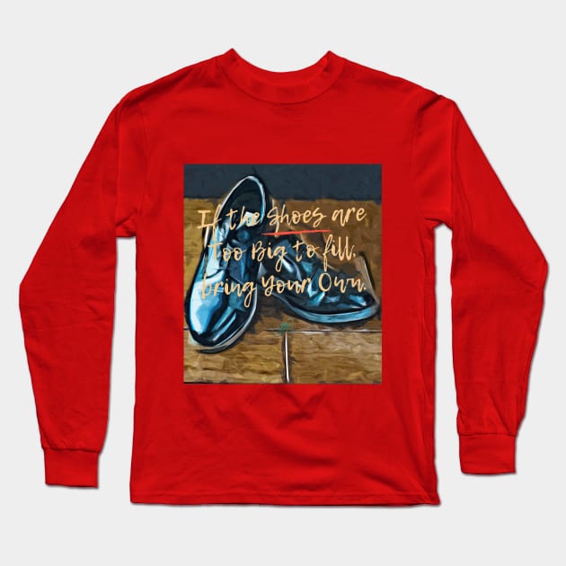 Big Shoes 2 Long Sleeve T-Shirt by LibrosBOOKtique